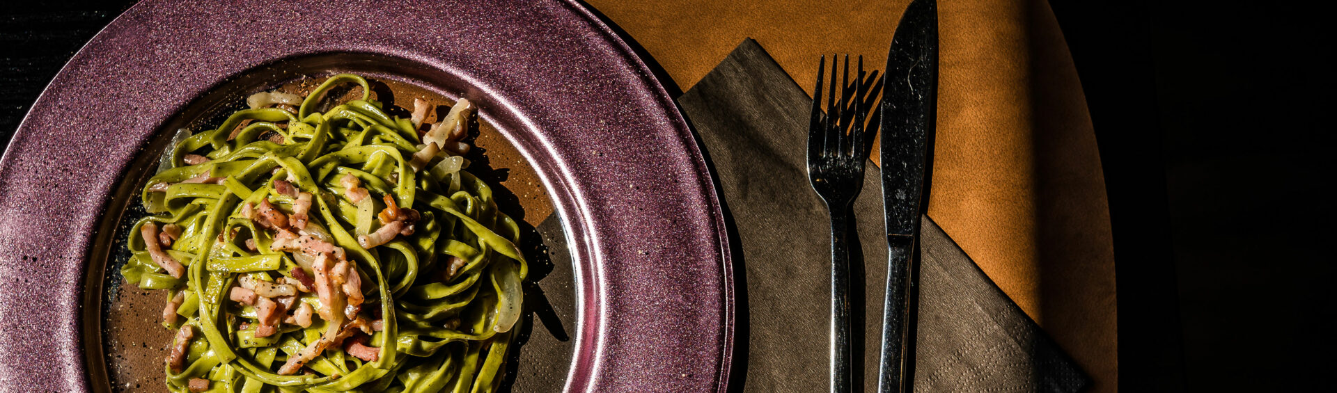 Plat de pâtes fraîches à l'italienne